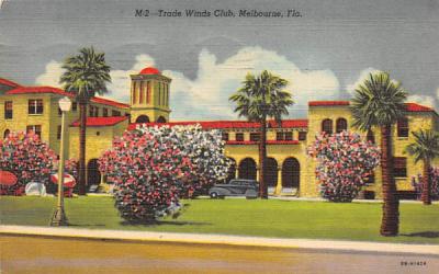 Trade Winds Club Melbourne, Florida Postcard