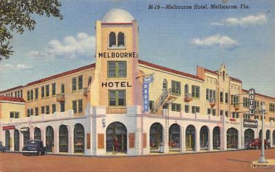 Melbourne Hotel Florida Postcard