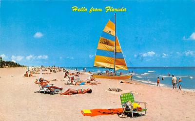Hello from Florida, USA Postcard