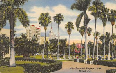 Beautiful Bayfront Park Miami, Florida Postcard