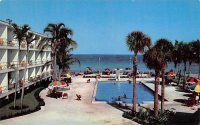 Motels that Face on the Atlantic Ocean in FL, USA Misc, Florida Postcard