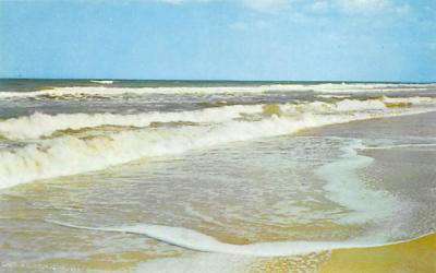 Breakers Along the Shore Misc, Florida Postcard