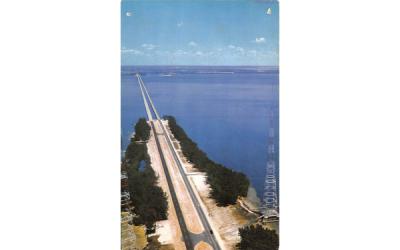 The Old and New Gandy Bridges Misc, Florida Postcard