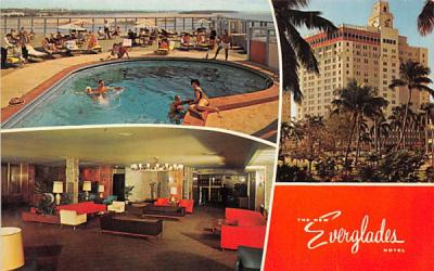 The New Everglades Hotel Misc, Florida Postcard