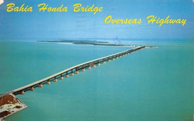 Bahia Honda Bridge Overseas Highway Misc, Florida Postcard