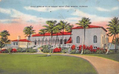 Gulf Stream Club House Misc, Florida Postcard