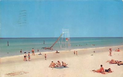 Relaxing, dazzling white sand along the Gulf Coast Misc, Florida Postcard