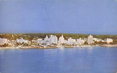 Air View of Miami Beach, FL, USA Florida Postcard