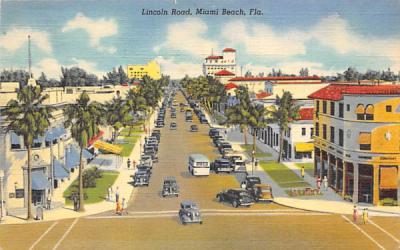 Lincoln Road Miami, Florida Postcard