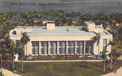 The Library, Bayfront Park Miami, Florida Postcard