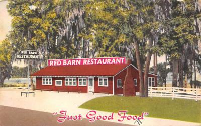 Red Barn Restaurant Misc, Florida Postcard