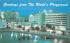 Greetings form The World's Playground Miami Beach, Florida Postcard