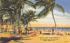 Year 'Round Bathing at 71st Street and Collins Ave. Miami Beach, Florida Postcard