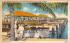 Miami's Famous Pier Five,  Municipal Fishing Docks Florida Postcard