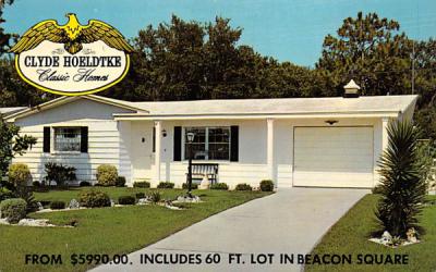 Clyde Hoeldtke Classic Homes New Port Richey, Florida Postcard