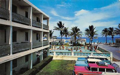 Beach Terrace Motel North Hollywood Beach, Florida Postcard