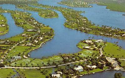 Aerial View of the Bay of Naples Florida Postcard