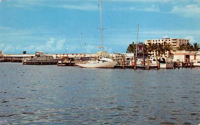City Docks Naples, Florida Postcard