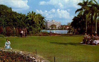 Lake Eola Park - Orlando, Florida FL Postcard