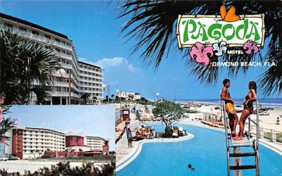 Pagoda Resort Motel Ormond Beach, Florida Postcard