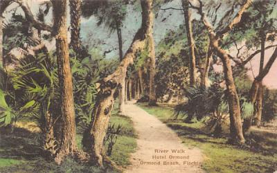 River Walk, Hotel Ormond Ormond Beach, Florida Postcard