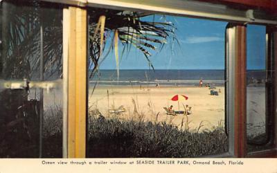 Seaside Trailer Park Ormond Beach, Florida Postcard