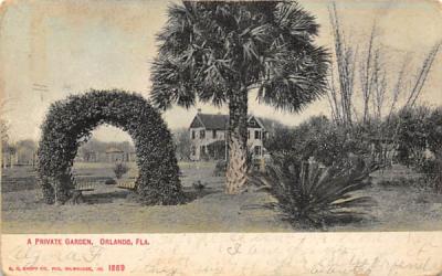 A Private Garden Orlando, Florida Postcard