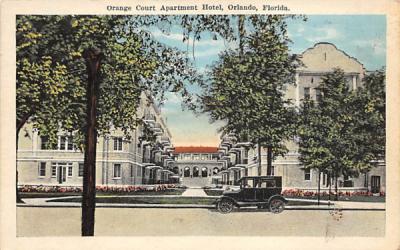 Orange Court Apartment Hotel Orlando, Florida Postcard