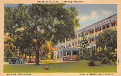 Florida Sanitarium, Main Building and Grounds Postcard
