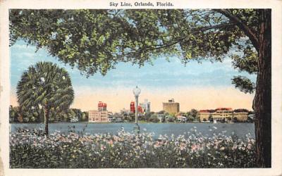 Sky Line Orlando, Florida Postcard