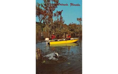Lake Fishing in Florida, USA Postcard