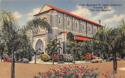 Episcopal St. Luke's Cathedral Orlando, Florida Postcard