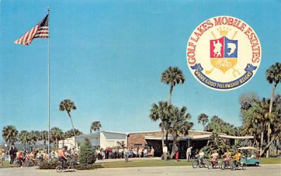 Golf Lakes Mobile Estates Oneco, Florida Postcard
