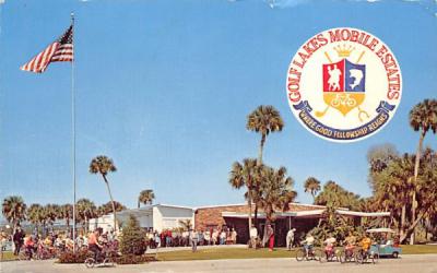 Golf Lakes Mobile Estates Oneco, Florida Postcard