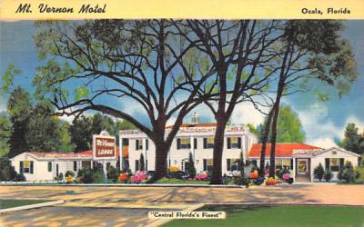 Mt. Vernon Motel Ocala, Florida Postcard