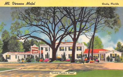 Mt. Vernon Motel Ocala, Florida Postcard