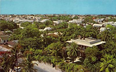 Ernest Hemingway House and Panorama  Old Key West, Florida Postcard