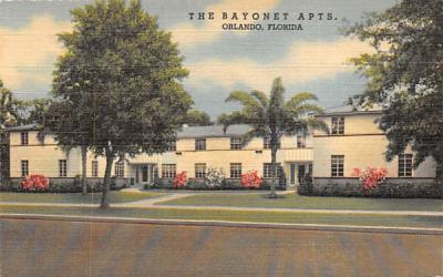 The Bayonet Apts. Orlando, Florida Postcard