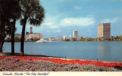 Looking Towards Downtown Orlando, FL, USA Florida Postcard