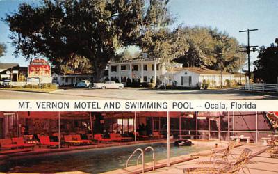 Mt. Vernon Motel and Swimming Pool Ocala, Florida Postcard
