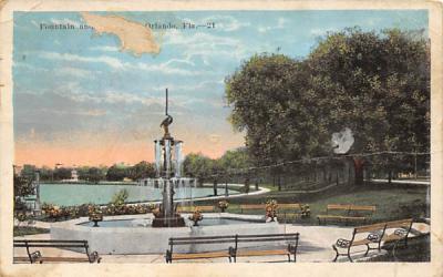 Fountain Orlando, Florida Postcard