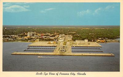 Bird's Eye View of Panama City Florida Postcard