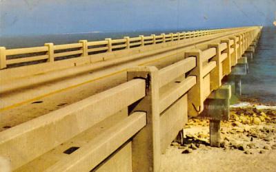 Thomas A. Johnson Bridge Pensacola, Florida Postcard
