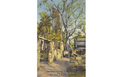 Lost Mission and Olde English Sugar Mill  Port Orange, Florida Postcard