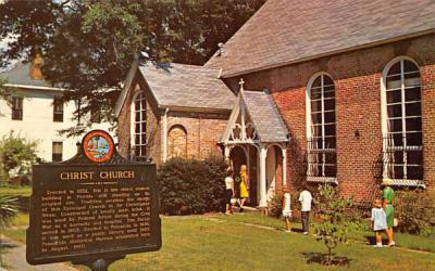 Old Christ Church Pensacola, Florida Postcard