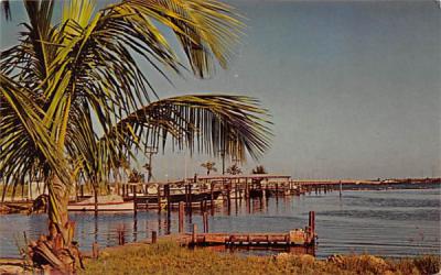 The Yacht Basin on the Peace River Punta Gorda, Florida Postcard
