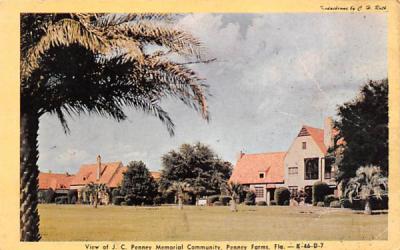 View of J. C. Penney Memorial Community Penney Farms, Florida Postcard