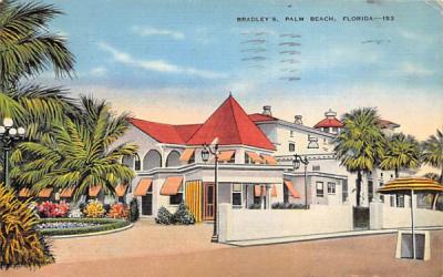 Bradley's  Palm Beach, Florida Postcard