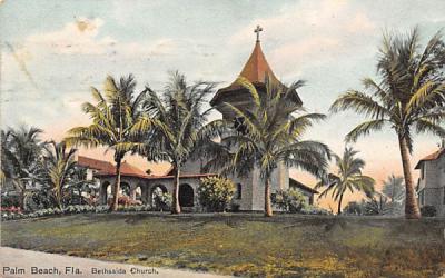 Bethasida Church Palm Beach, Florida Postcard