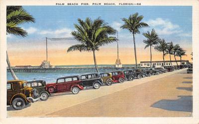 Palm Beach Pier Florida Postcard